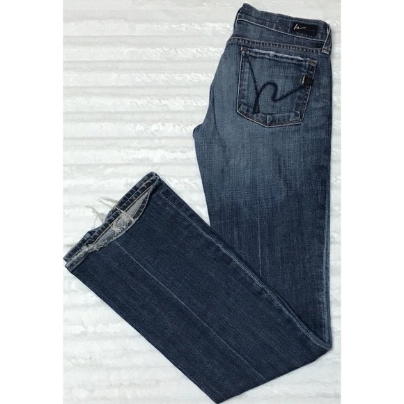 Citizens Of Humanity Jeans Kelly # 001 Low Rise Bootcut Sz 26 x 33 Inch or 2 Reg - Picture 1 of 12
